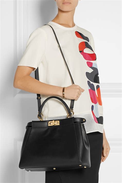 fendi peekaboo medium replica|fendi peekaboo medium leather tote.